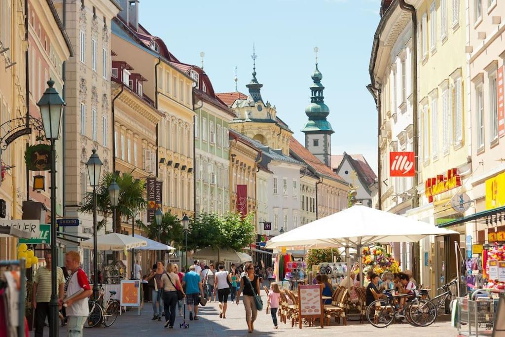 Moderne Innenstadtwohnung Klagenfurt Klagenfurt am Woerthersee Eksteriør bilde